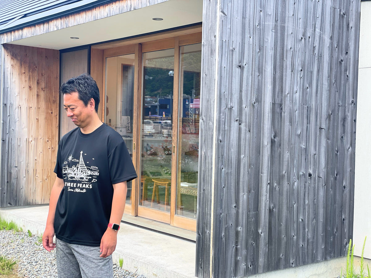 ワイナリーTシャツ（スリーピークスオリジナル）送料無料｜ドライT 