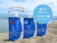 NEWパッケージ！選べる海街ワイン｜パウチ3種セレクトセット（送料込み・日時指定不可）