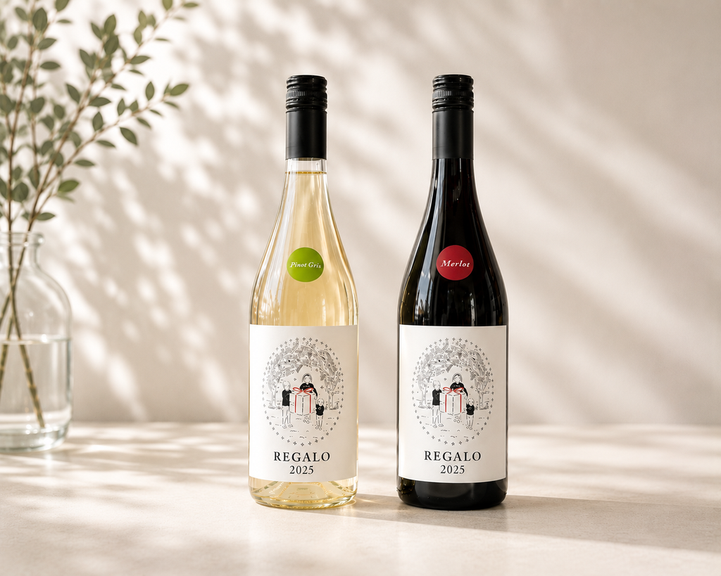 THREE PEAKS】ギフト可REGALO メルロ・ピノグリ（720ml）2本セット